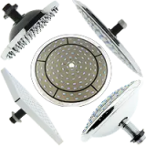 Душ верхній для душових кабін (стельові) з зовнішнім штоком