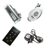 Електроніка, пульти, динаміки, лампочки, кулера, блоки живлення для душових кабін.