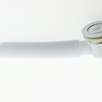 Донний клапан з гофрой, сифон для душової кабіни (ПУ01Г)