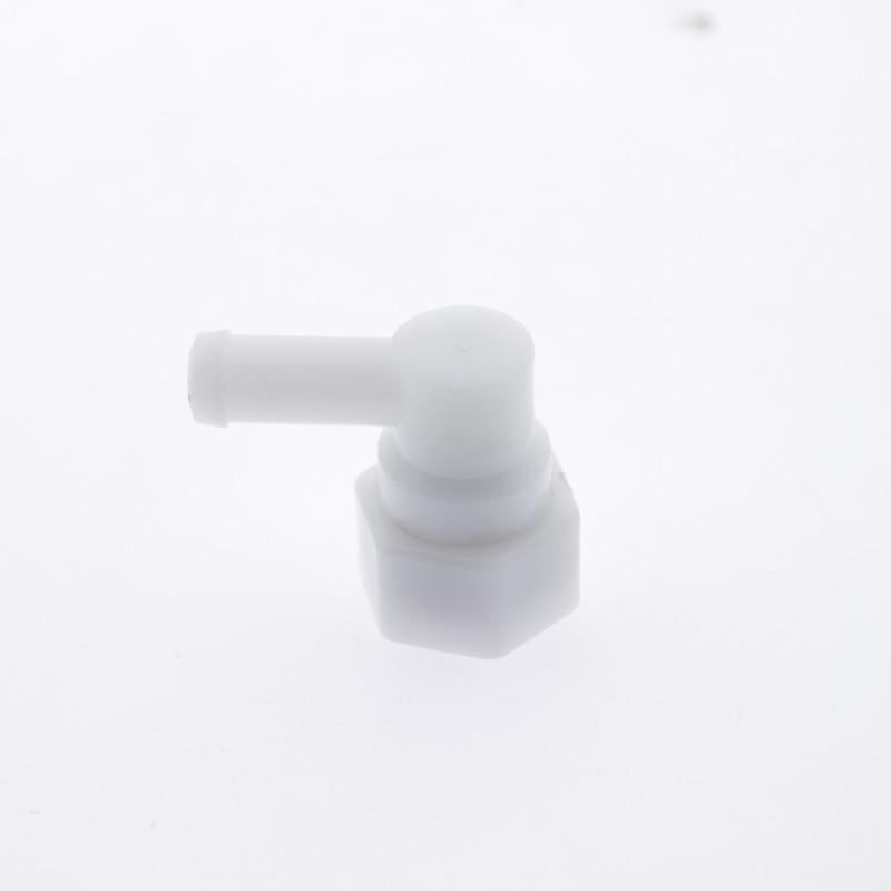 Кут поворотний, пластиковий ( У01 ) з ніпелем 11 мм та накидною гайкою з різьбою 1\2" ( американка )