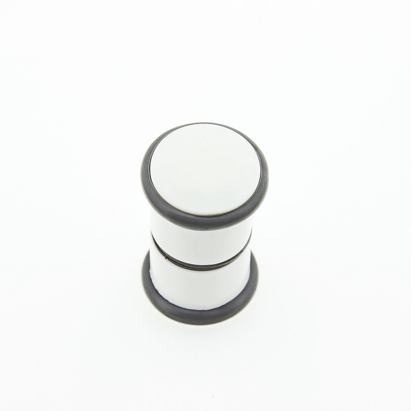 Ручка для дверей душової кабіни ( Н 07 ) Біла на один отвір, пластикова