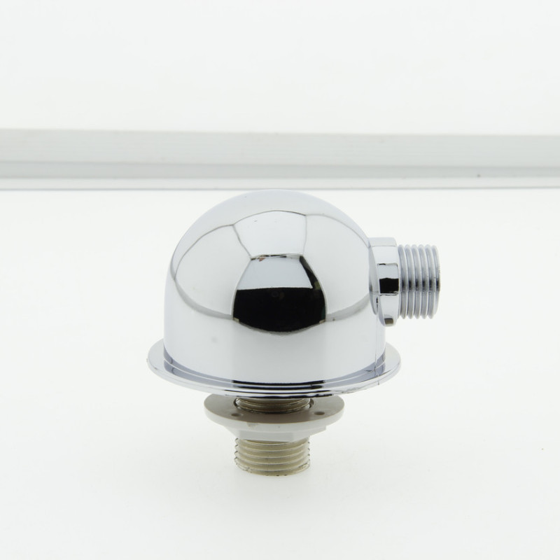 Куточок підключення душа (УД 02) хромований, з зовнішньою різьбою.