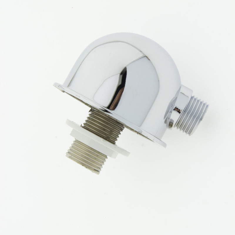 Куточок підключення душа (УД 02) хромований, з зовнішньою різьбою.