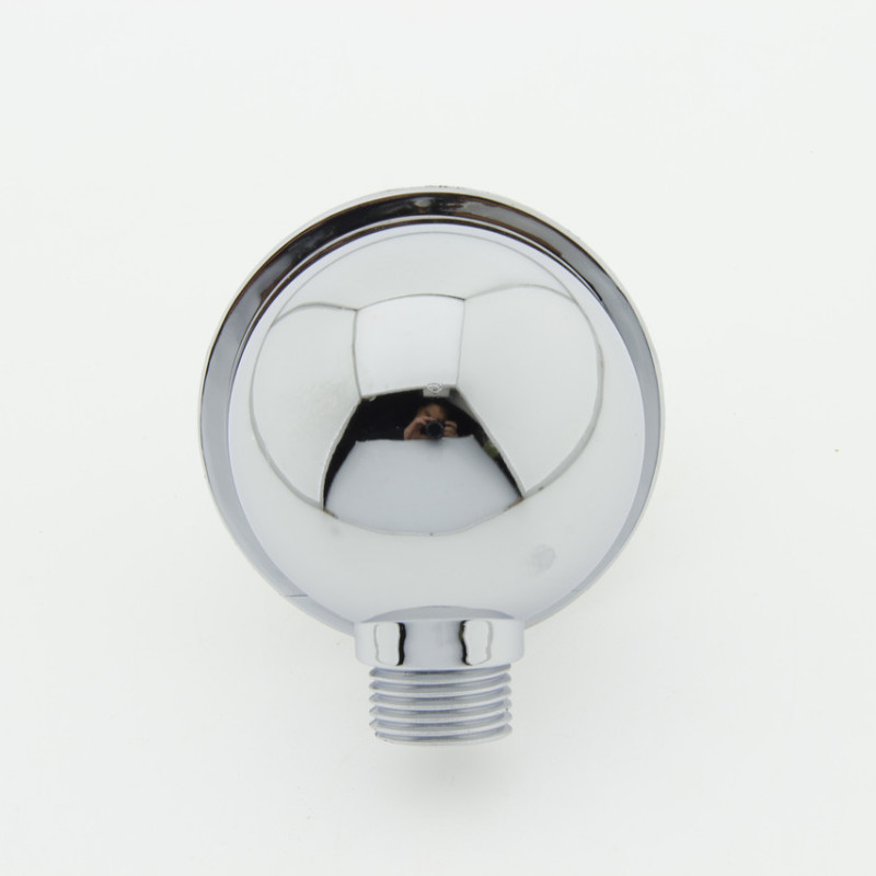 Куточок підключення душа (УД 02) хромований, з зовнішньою різьбою.