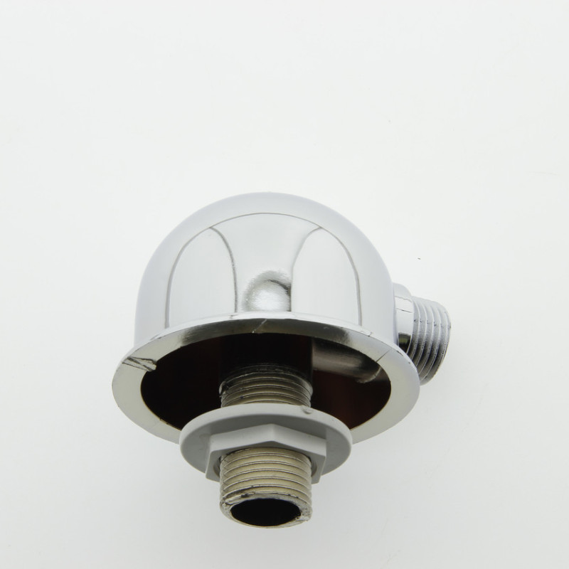 Куточок підключення душа (УД 02) хромований, з зовнішньою різьбою.