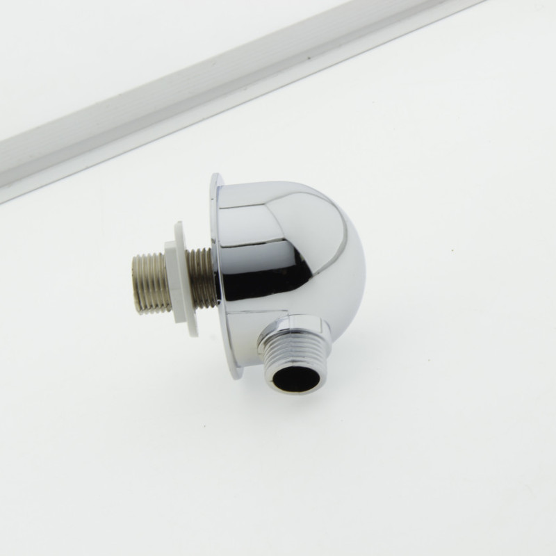 Куточок підключення душа (УД 02) хромований, з зовнішньою різьбою.