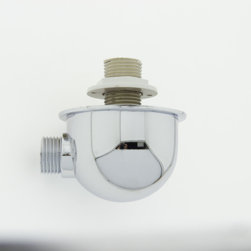 Куточок підключення душа (УД 02) хромований, з зовнішньою різьбою.