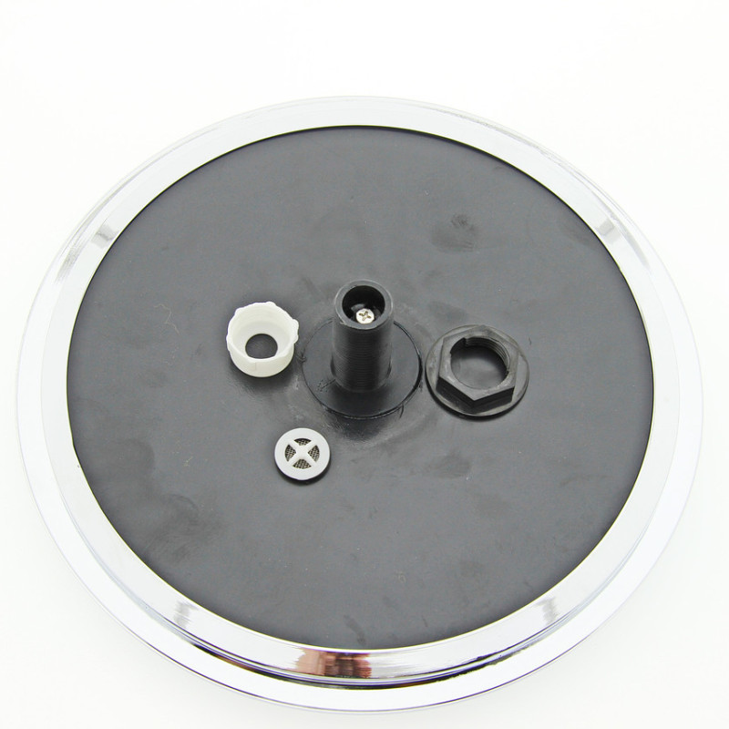 Лійка для душової кабіни, діаметром 245 мм ( Л-245 ) Шток з зовнішньою різьбою.