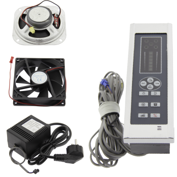 Пульт душової кабіни ( БУ 016) з блоком живлення, динаміком та вентилятором.