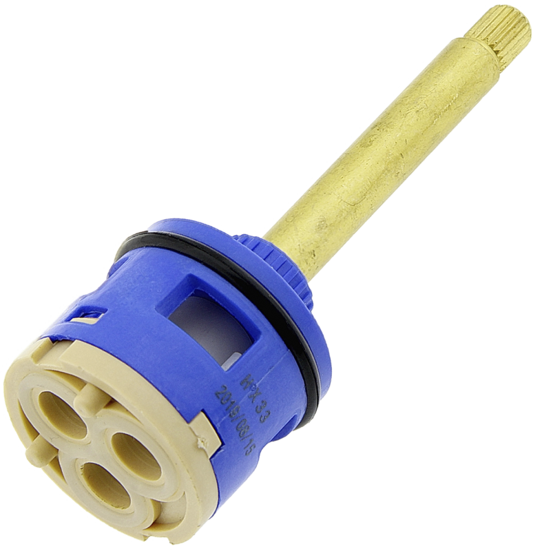 Картридж в змішувач душової кабіни, на три (3) положення 33 мм і діаметром 55 мм, довжиною штока ( К33/3/55 )