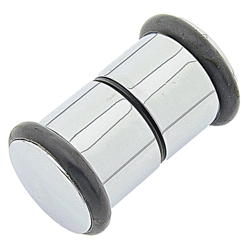 Ручка для дверей душової кабіни ( Н 07 ) Хромована, пластикова з гумовими вставками.