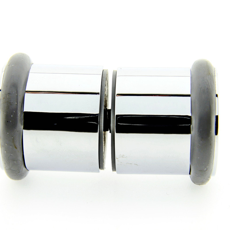 Ручка для дверей душової кабіни ( Н 07 ) Хромована, пластикова з гумовими вставками.