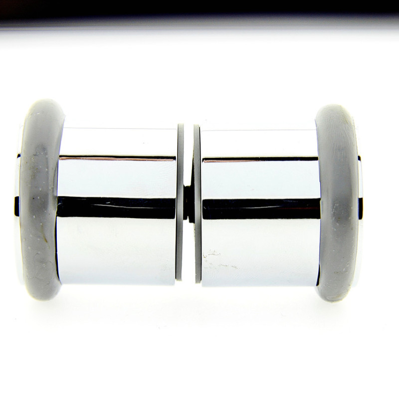 Ручка для дверей душової кабіни ( Н 07 ) Хромована, пластикова з гумовими вставками.