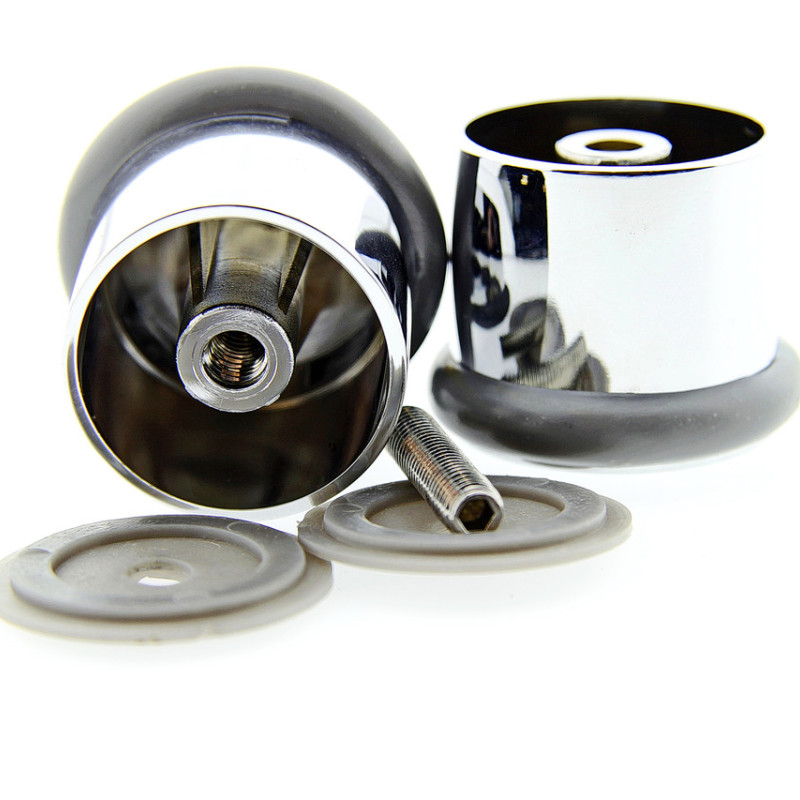 Ручка для дверей душової кабіни ( Н 07 ) Хромована, пластикова з гумовими вставками.