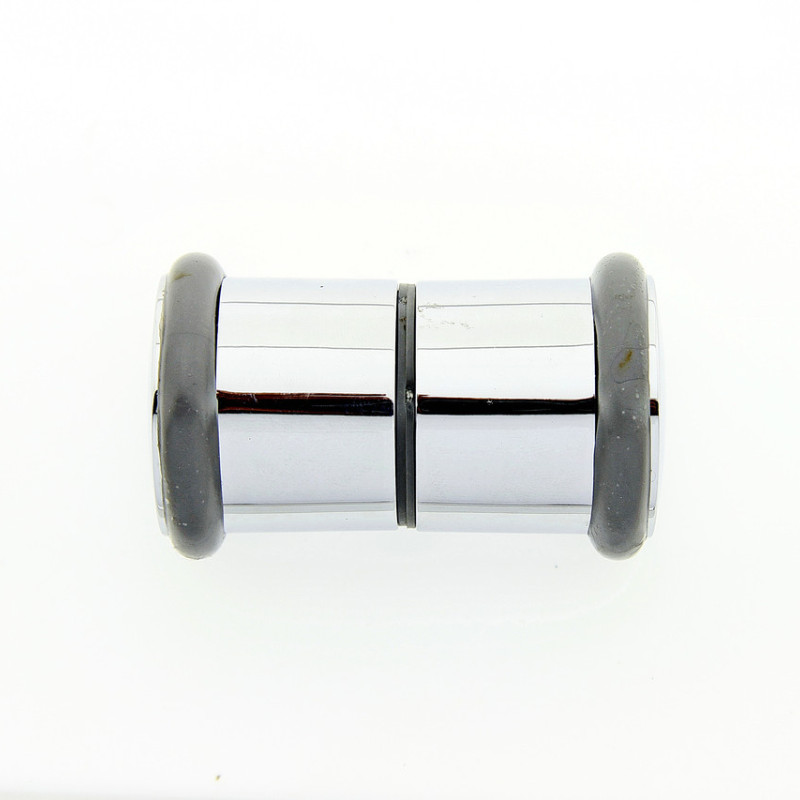 Ручка для дверей душової кабіни ( Н 07 ) Хромована, пластикова з гумовими вставками.