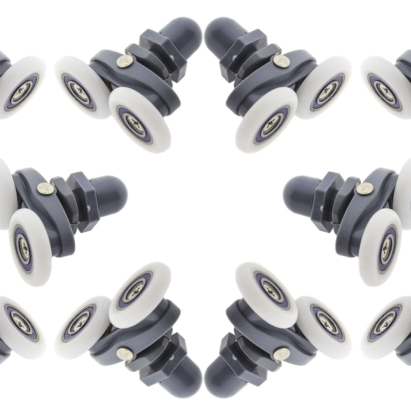 Ролики для душових кабін гуртом (В27 В) ціна за 10 штук 19 мм.