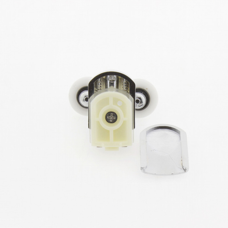 Ролики для душової кабіни подвійні, хромований, нажимной ( M-02 A )