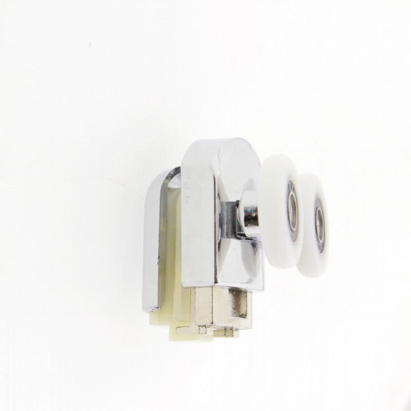 Ролики для душової кабіни подвійні, хромований, нажимной ( M-02 A ) 23 мм.