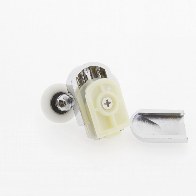 Ролики для душової кабіни подвійні, хромований, нажимной ( M-02 A ) 28 мм.