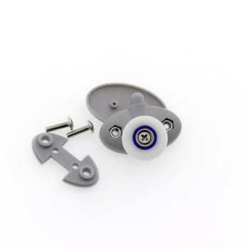 Ролики для душових кабін, одинарні на два отвори ( В39 А )