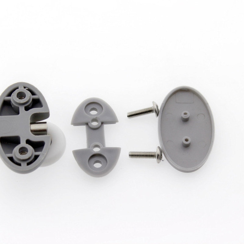 Ролики для душових кабін, одинарні на два отвори ( В39 А )