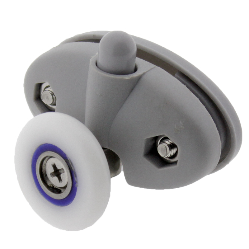 Ролики для душових кабін, одинарні на два отвори ( В39 А ) 26 мм.