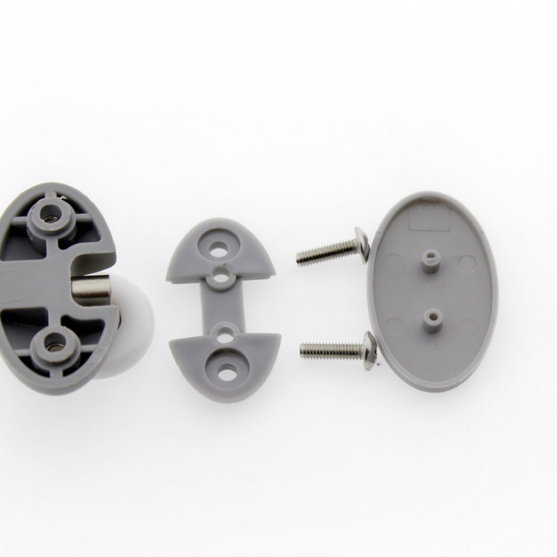 Ролики для душових кабін, одинарні на два отвори ( В39 А ) 26 мм.