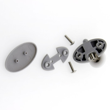 Ролики для душових кабін, одинарні на два отвори ( В39 А ) 28 мм.