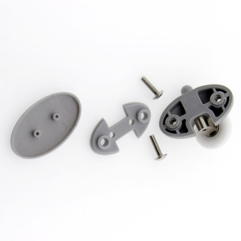 Ролики для душових кабін, одинарні на два отвори ( В39 А ) 28 мм.