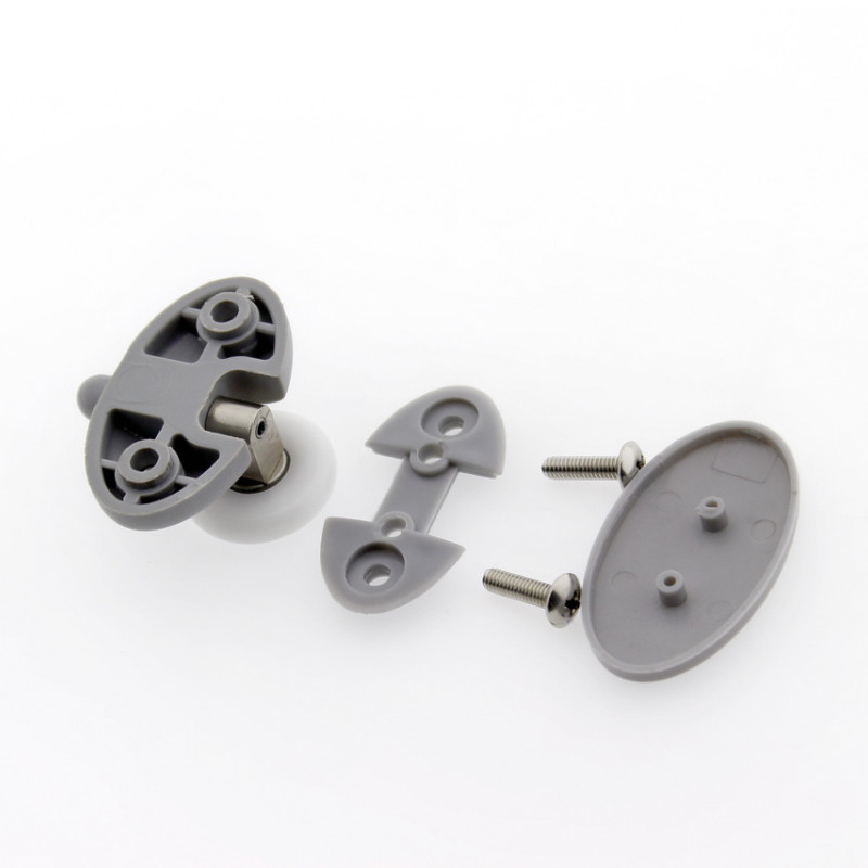 Ролики для душових кабін, одинарні на два отвори ( В39 А ) 28 мм.