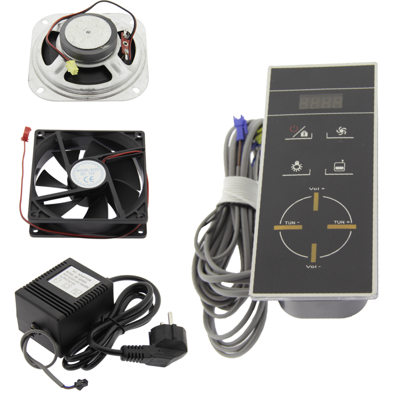 Пульт для душової кабіни (БУ 012 БЛ) сенсорний, чорний