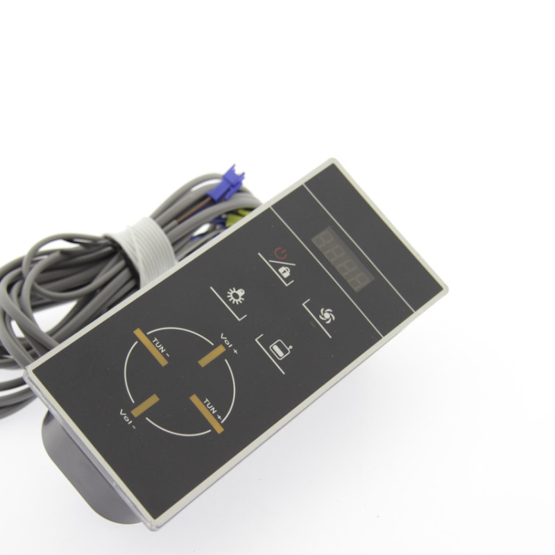 Пульт для душової кабіни (БУ 012 БЛ) сенсорний, чорний