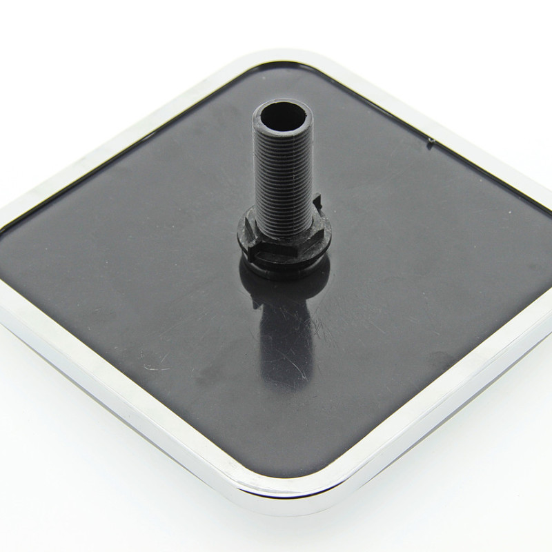 Лійка для душової кабіни, квадратна 180 мм. х 180 мм. ( Л-180\13 ) товщина 13 ммШток з зовнішньою різьбою.