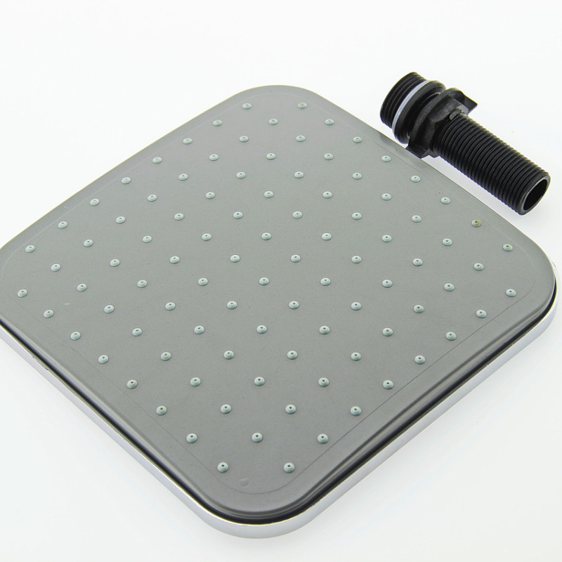 Лійка для душової кабіни, квадратна 180 мм. х 180 мм. ( Л-180\13 ) товщина 13 ммШток з зовнішньою різьбою.