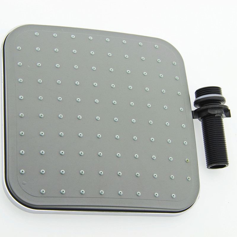 Лійка для душової кабіни, квадратна 180 мм. х 180 мм. ( Л-180\13 ) товщина 13 ммШток з зовнішньою різьбою.