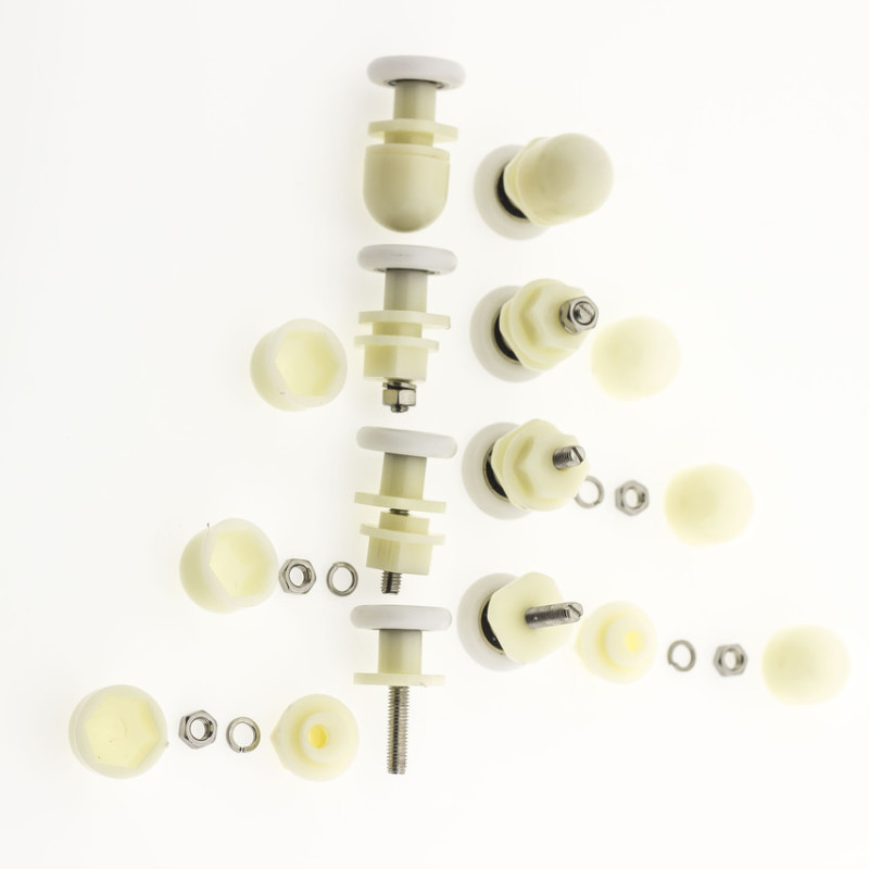 Ролики для душової кабіни оптом ( Х-06 А ) ціна за 10 штук 19 мм.