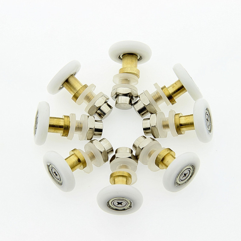 Ролики для душової кабіни з 8 мм посадковим отвором (В 06 С ) Латунний з ексцентриком 25 мм.