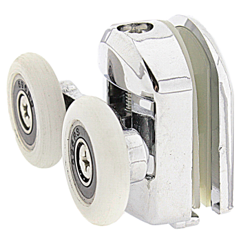 Ролики для душових кабін, подвійні, хромовані ( M-02 В ) 28 мм.