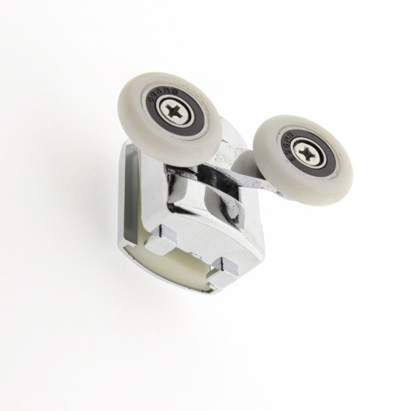 Ролики для душових кабін, подвійні, хромовані ( M-02 В ) 28 мм.