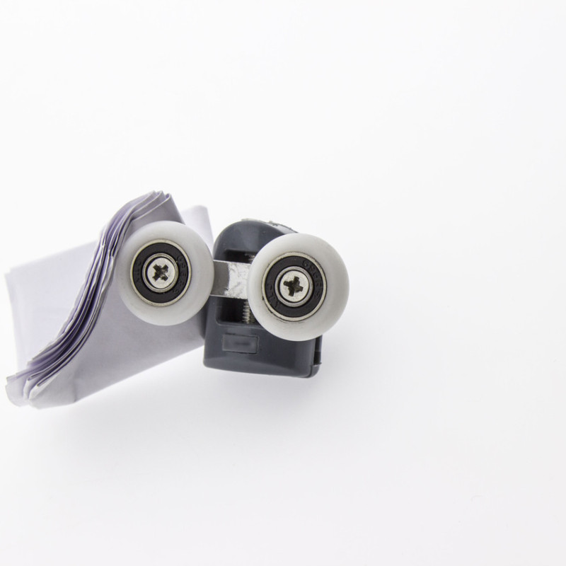 Ролики для душової кабіни подвійні верхні сірі ( В-43 С )