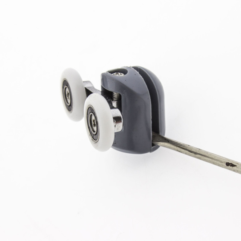 Ролики для душової кабіни подвійні верхні сірі ( В-43 С )