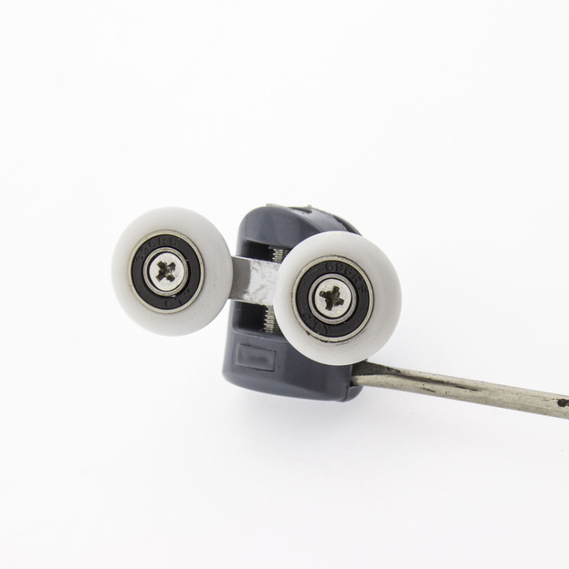 Ролики для душової кабіни подвійні верхні сірі ( В-43 С )