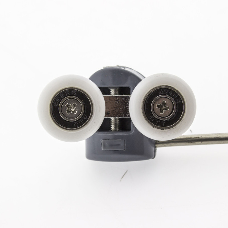 Ролики для душової кабіни подвійні верхні сірі ( В-43 С )