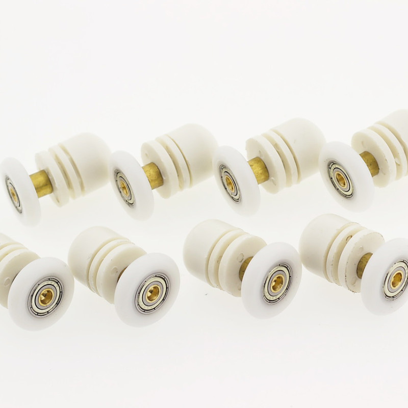 Ролики для душової кабіни одинарний, білий ( В-06 А )