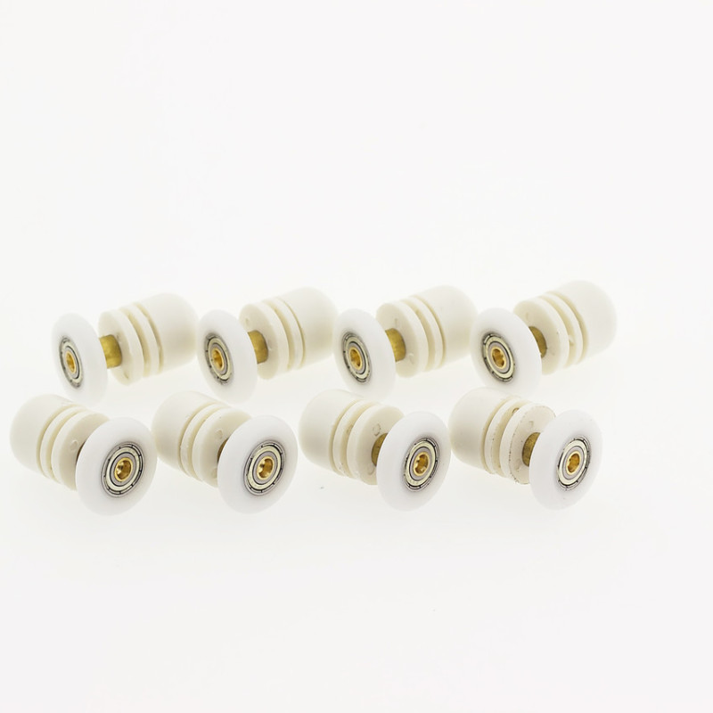 Ролики для душової кабіни одинарний, білий ( В-06 А )