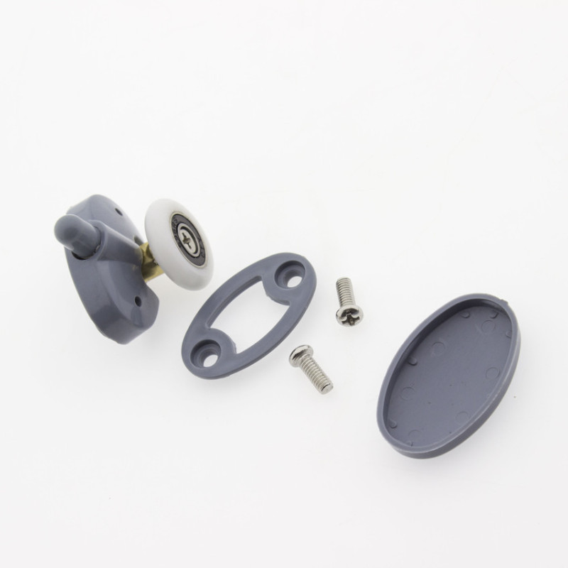 Ролики для душової кабіни одинарний на два отвори в склі ( В-17 A ) 23 мм 19 мм.