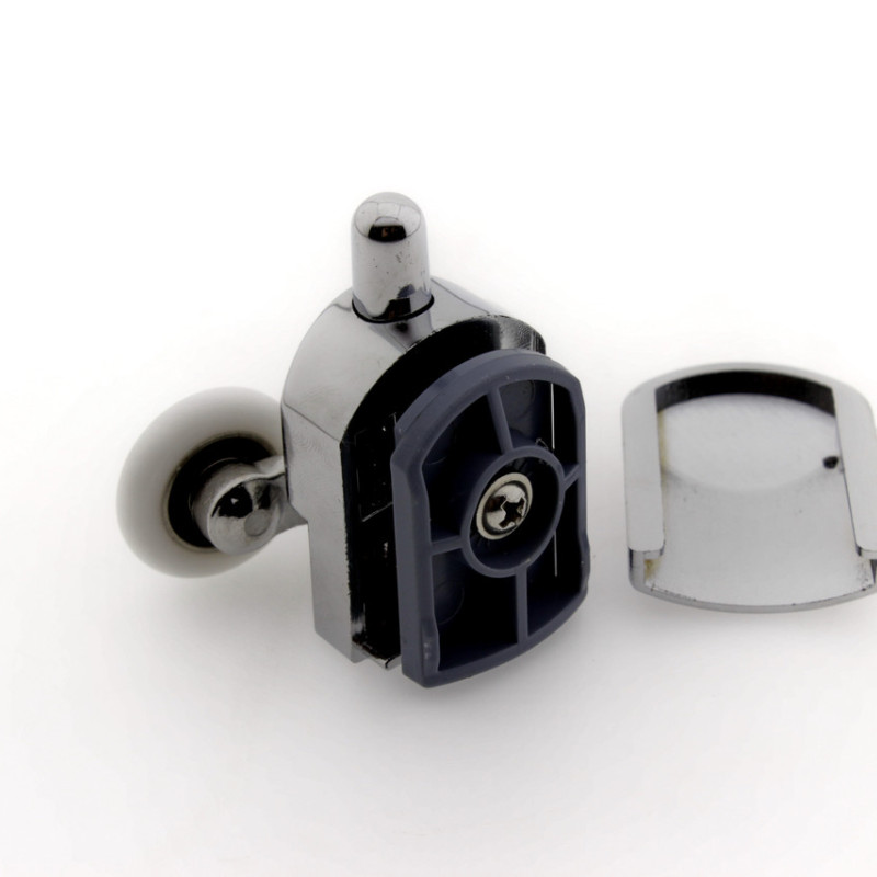 Ролики для душової кабіни подвійні, хромований, нажимной ( M-02 С ) 23 мм.