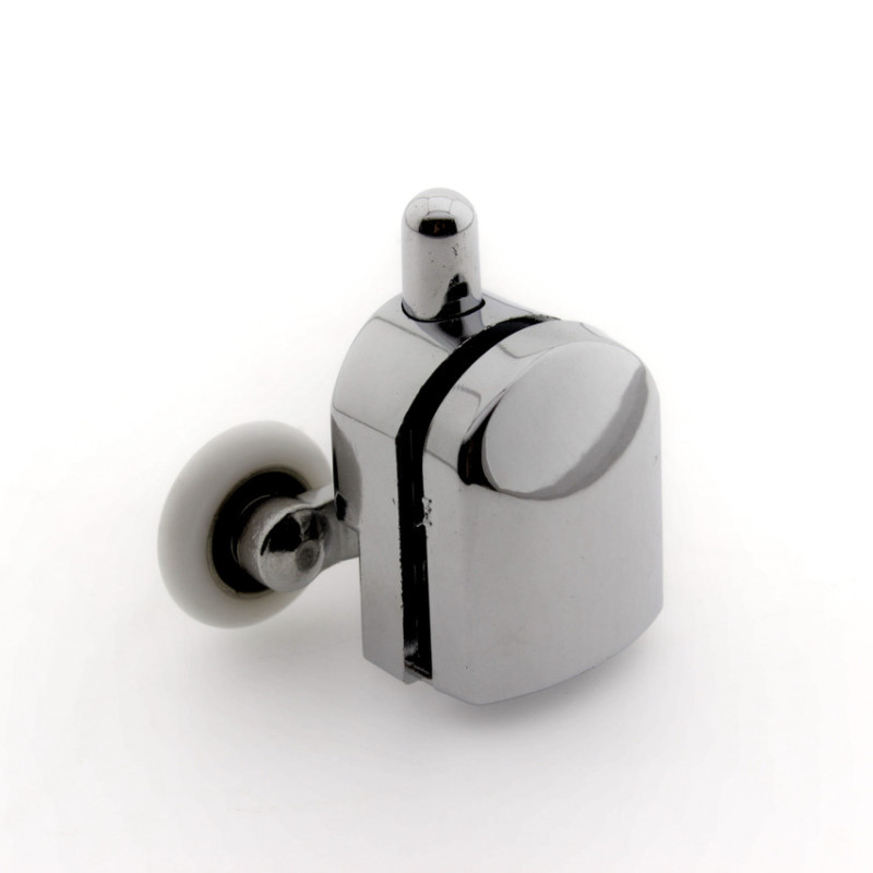 Ролики для душової кабіни подвійні, хромований, нажимной ( M-02 С ) 23 мм.