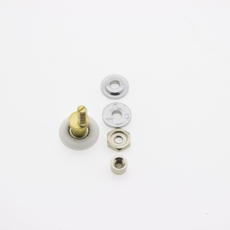 Ролики для душової кабіни металевий, ексцентриковий, латунний ( ХД028 ) 19 мм.