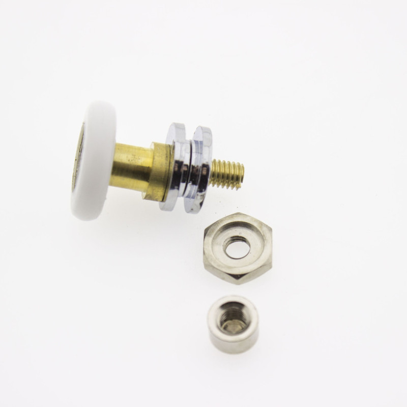 Ролики для душової кабіни металевий, ексцентриковий, латунний ( ХД028 ) 19 мм. 22 мм.